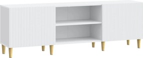 vidaXL Ντουλάπι TV Λευκό 150 x 31 x 50 εκ. Επεξεργασμένο Ξύλο