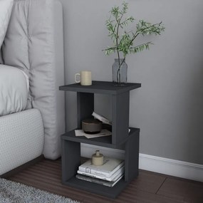 Κομοδίνο Carter Megapap χρώμα ανθρακί 29,6x29,6x49,4εκ.-GP052-0149,1