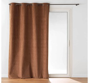 Κουρτίνα Συσκότισης Olympe Douceur d'intérieur με τρουκς και διαστάσεις 140x260cm - Camel