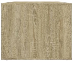 vidaXL Τραπεζάκι Σαλονιού Sonoma Δρυς 80x50x40 εκ. Επεξεργασμένο Ξύλο