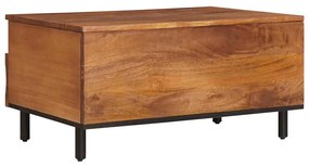 vidaXL Τραπεζάκι σαλονιού Καφέ 80 x 54 x 40 εκ Στερεό ξύλο μάνγκο