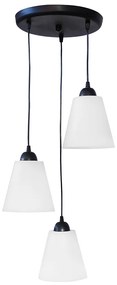 Φωτιστικό Οροφής Τρίφωτο Heronia Conos 31-0044 White