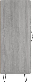 vidaXL Ντουλάπι Γκρι Sonoma 34,5x34x90 εκ. από Επεξεργασμένο Ξύλο