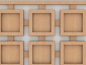 Intra απο ξύλο plywood Χρώμα wenge 3mm-4mm πάχος - Κορνίζα φωτογραφιών κολάζ Family Love Friends Δίασταση 20x25 cm INTRAFABR-95779252