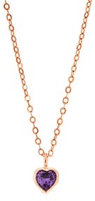 Μενταγιόν Senza Silver 925 Rose Gold Plated