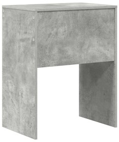 vidaXL Γραφείο Γκρι σκυροδέματος 60 x 40 x 76 εκ. Επεξεργασμένο ξύλο