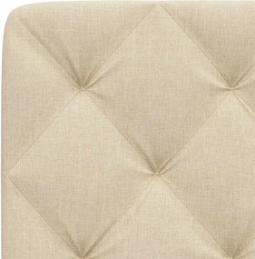 vidaXL Μαξιλάρι για Κεφαλάρι Κρεμ 180 εκ. Υφασμάτινο