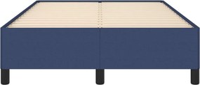 vidaXL Πλαίσιο κρεβατιού χωρίς στρώμα μπλε 120x200cm ύφασμα