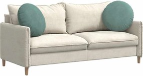 vidaXL Μαξιλάρια καθισμάτων 2 pcs Θαλασσί Ø50 x 19 εκ Βελούδο