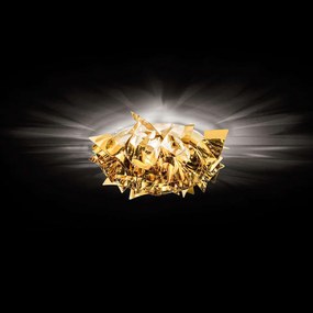 Φωτιστικό Οροφής - Τοίχου Veli Mini Gold Slamp Aluminium, Polypropylene