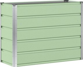 vidaXL Γλάστρα Πράσινο 100 x 40 x 75 cm Ατσάλι