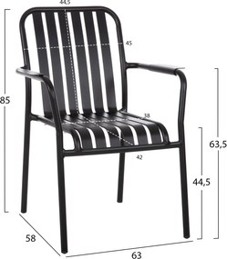 ΠΟΛΥΘΡΟΝΑ ΑΛΟΥΜΙΝΙΟΥ RACHEL HM6088.01 ΜΑΥΡΗ 63x58x85Υεκ.