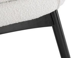 Πολυθρόνα Riverton 621, Άσπρο, 65x80x76cm, Ταπισερί, Πόδια: Ξύλινα