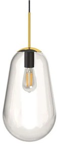 Φωτιστικό Οροφής Pear M 8672 Transparent-Gold Nowodvorski Metal, Glass