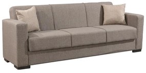 Καναπές - Κρεβάτι New Gracia 3θέσιος Καφέ 222x84x74 εκ. 222x84x74 εκ.