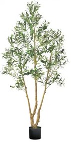 VEVOR 210cm Artificial Olive Tree Tall Fake Plant with Pot for Home Office