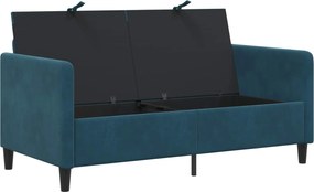 vidaXL Καναπές με Αποθήκευση Μπλε 152 x 78 x 87 εκ Πολυεστέρας