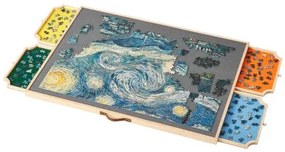 VEVOR 1500 Piece Puzzle Board with Drawer Cover Portable Wooden Jigsaw 86x63cm