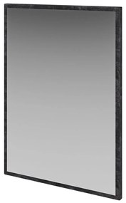 ORLY Καθρέπτης Τοίχου με Nimphea Alba/Dark Concrete Ξύλινο Πλαίσιο 60x80cm