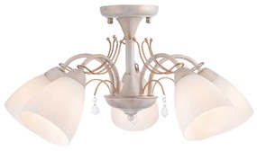 Φωτιστικό Οροφής Elegant DLA12125 White Metal, Glass