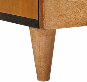 vidaXL Ντουλάπι Μπάνιου 38 x 33 x 58 εκ. Στερεό ξύλο μάνγκο