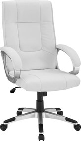 ΚΑΡΕΚΛΑ ΓΡΑΦΕΙΟΥ CHANDER HM1092.02 ΛΕΥΚΗ 63x66x116 εκ.