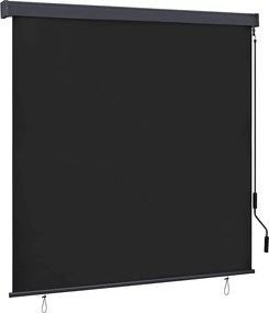 vidaXL Ρόλερ Ανθρακί 180 x 250 cm Ύφασμα και Αλουμίνιο