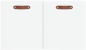 vidaXL Ντουλάπι Τοίχου Λευκό 60 x 36,5 x 35 εκ. από Επεξεργασμένο Ξύλο