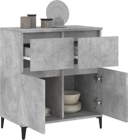vidaXL Ντουλάπι Γκρι Σκυροδέματος 60x35x70 εκ. Επεξεργασμένο Ξύλο