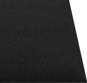 vidaXL Κεφαλάρι Τοίχου 12 pcs Μαύρο 30 x 30 cm ύφασμα