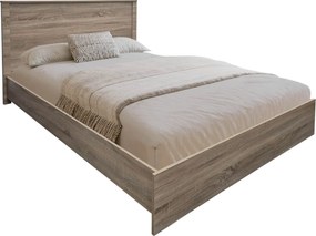 Σετ Κρεβατοκάμαρας Athos Sonoma με Κρεβάτι 140x200εκ Σετ 3τεμ