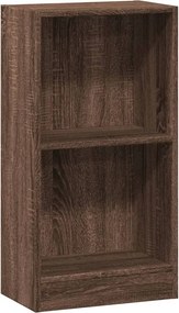 vidaXL Βιβλιοθήκη Καφέ Δρυς 40x24x76 εκ. από Επεξεργασμένο Ξύλο