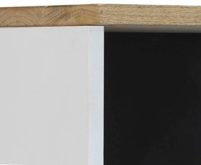 vidaXL Ντουλάπι Μπάνιου 38x33,5x160 εκ. από Μασίφ Ξύλο Μάνγκο