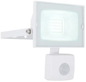 Προβολέας LED 20W IP65 1500Lm Κινητός Βραχίονας Ανιχνευτής Κίνησης Helga I Globo Lighting-34248WS-Λευκό 34248WS