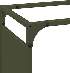 vidaXL Ράφι Καυσόξυλων 44x28x65 εκ. Χάλυβας ψυχρής έλασης