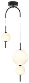 Φωτιστικό Οροφής Amelia TNK323LED15P 15W Led Φ37cm 130cm Black Aca Metal