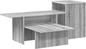 vidaXL Τραπέζι κονσόλας Γκρίζο Σονομα 91,5 x 35 x 38,5 εκ