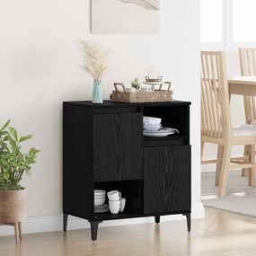 vidaXL Πλαϊνό γραφείο Μαύρη δρυς 60 x 35 x 70 cm Επεξεργασμένο ξύλο