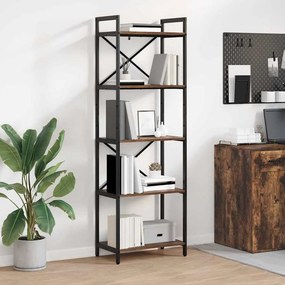 vidaXL Ράφι Βιβλίων 5 επιπέδων 56 x 34 x 171 εκ Επεξεργασμένο Ξύλο