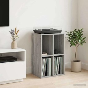 vidaXL Ντουλάπι δίσκων βινυλίου Γκρι Sonoma 44,5 x 36,5 x 74,5 εκ