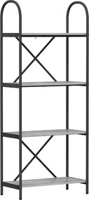 vidaXL Ράφι Βιβλίων 4 επιπέδων 60 x 30 x 146 εκ Επεξεργασμένο ξύλο