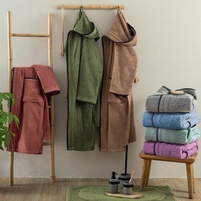 Μπουρνούζι Palamaiki Bridge Καφέ SMALL