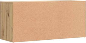 vidaXL Πάγκος Παπουτσιών Artisan Δρυς 100x35x45 εκ. Επεξεργασμένο Ξύλο