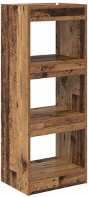 vidaXL Βιβλιοθήκη 3 επιπέδων 40 x 30 x 103 εκ. Επεξεργασμένο Ξύλο