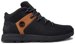 Παιδικά Μποτάκια Timberland Sprint Trekker Mid Lace Up Nubuck Black/Wheat