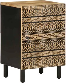vidaXL Ντουλάπι Μπάνιου 38x33,5x58 εκ. από Μασίφ Ξύλο Μάνγκο