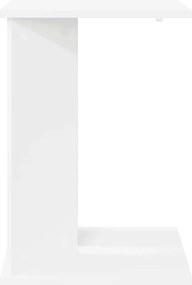 vidaXL End Table Λευκό 35 x 25 x 50 εκ Επεξεργασμένο ξύλο