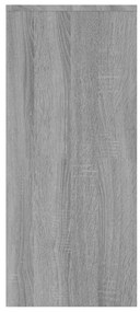 vidaXL Μπουφές Γκρι Sonoma 102x33x75 εκ. από Επεξεργασμένο Ξύλο