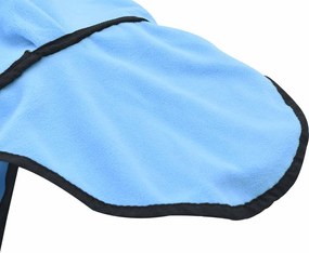 vidaXL Σαμάρι Ίππου Σκούρο Aqua 75 cm Πολυεστέρας