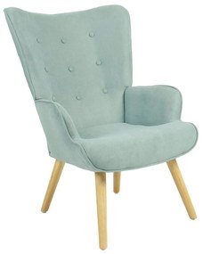 Πολυθρόνα - Μπερζέρα Fluffy 255-000001 75x69x96cm Natural-Light-Green